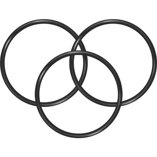 GTBL Water 151122 Replacement O-Rings for Size Big Blue ORing Buna-N (3 Pack)