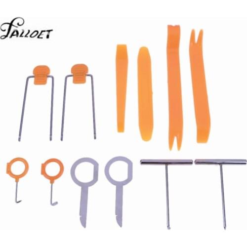 12pcs Tool for Car Repair Auto Vehicle Dash Trim Tools Set for Car Door Panel Audio Remove Install Pry Repair Tool