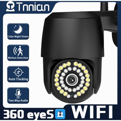 Cloud 3MP Outdoor Wifi PTZ IP camera 2MP Auto Tracking Siren Alarm Speed Dome Camera Outdoor Security CCTV Camera 360eyes App