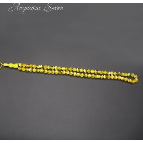 Islamic 66 Prayer Beads 9.7mm Natural Baltic Amber TASBIH Muslim Prayer / TA66-12