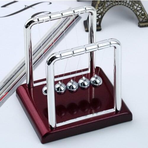 Newton Cradle Balance Steel Balls School Teaching Supplies Physics Science Pendulum Desk Toy Gifts Home Decoration