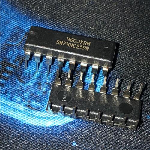 10PCS/LOT SN74HC259N 74HC259N DIP-16 74HC259 Logic chip