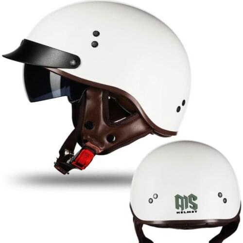 Motorcycle helmet classic helemet vespa vintage summer half helmet jet retro capacete casque moto helmet DOT