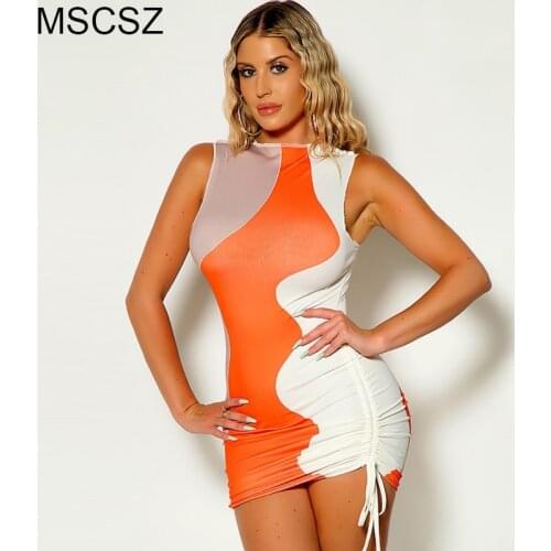 MSCSZ Sleeveless Summer Dresses
