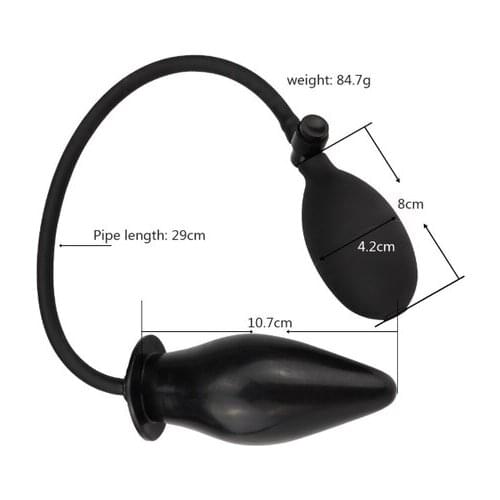 New Soft Inflatable Anal Plug Expandable Rubber Butt Plug With Pump Anal Dilator Dildo Prostate Massage Sex Toys For Couple
