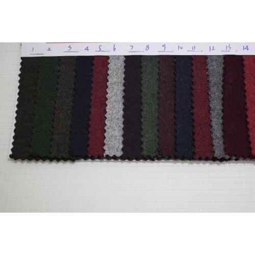 Wholesale Factory direct sales Jersey Knitted Fabric F317# tweed wool Doule-sided
