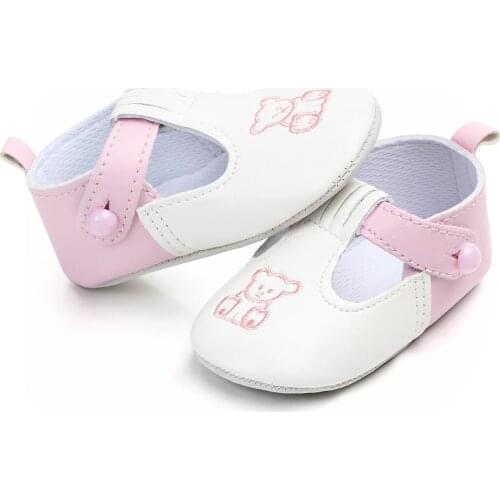 Baby Girls First Walkers Cotton Toddlers Shoes Prewalkers Cotton Shoes Infant Soft Bottom Cow Muscle First Walkers 0-18M