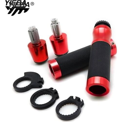22mm Motorcycle handlebar grips set handle bar ends hand grip FOR Aprilia FRISSON/GT SHIVER/GT DORSODURO 750 1200 TUONO/R MANA