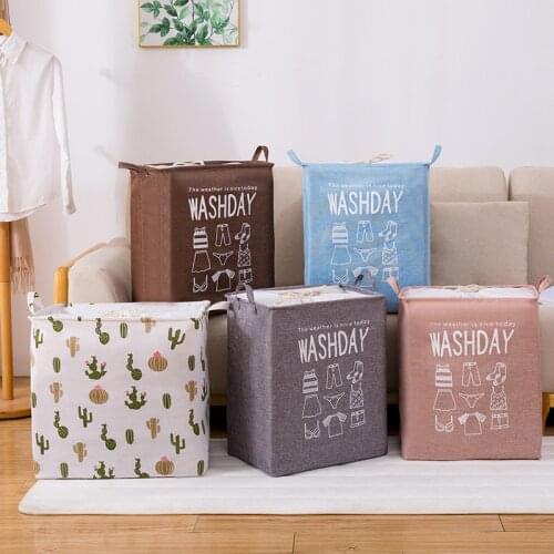 Foldable Storage Bags Large Capacity Clothing Quilt Pillow Wardrobe Organizer Blanket Pouch Laundry Basket Household Accessories