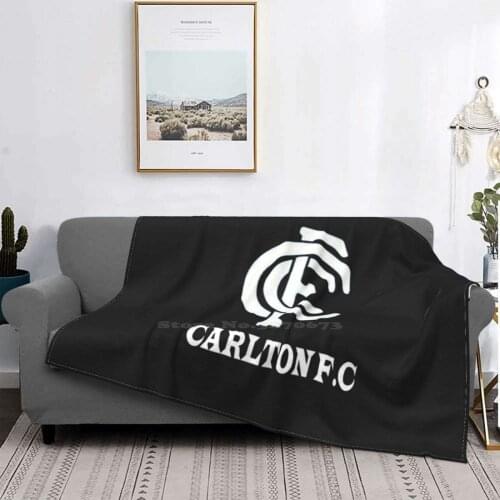Carlton Afl Aussie Football Poster Shaggy Throw Soft Blanket Sofa/Bed/Travel Love Gifts Carlton Postere Soccer Postere Tags
