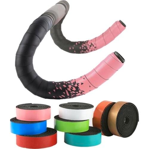1pair Road Bike Handlebar Tape Professional Cycling Bicycle Bar Wrap Shock Absorbing Bicycle Handle Strap Bike Accessories