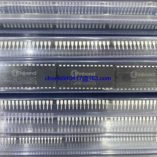 10PCS/LOT W27C512 W27C512-45Z DIP28 Car Memory EEPROM Chip Good Quality