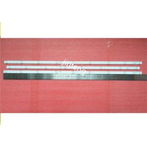 100% New 3pcs/Kit LED strips for AKAI 43 TV AKTV432 JS D JP4320 081EC D43 F2000 MCPCB JS D JP4320 091EC D43 F2000 MCPCB