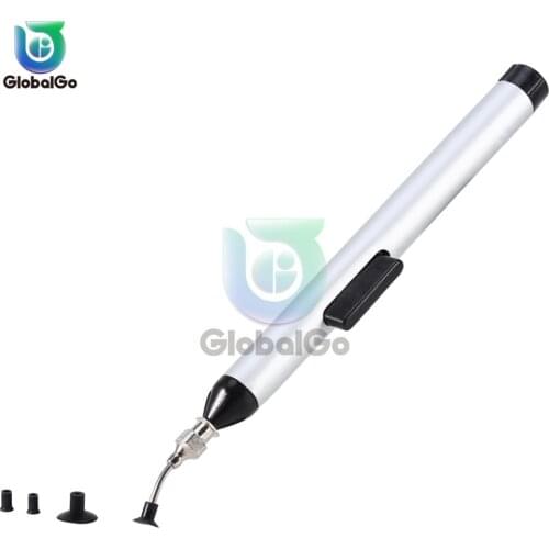 3g 18g 40g for IC SMD Vacuum Sucking Suction Pen Remover Sucker Pump Tweezer Pick Up Tool Solder Desoldering 3 Suction Header