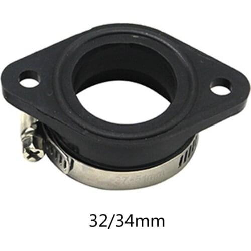 Motorcycle Carburetor Adapter Inlet Intake Pipe Rubber Mat Fit on PWK 28/30mm 32/34mm