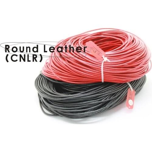 About the Fit 4mm 100M/Pack Round Leather Cords Cow Genuine Leather Lace Beads Accessories For Women Men Bracelet Jewelry Making