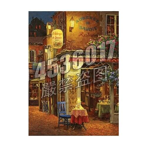 Diy Diamond Painting Auberge De Savoie Diamond Mosaic 5D Sets Embroidery Needlework Handmade Crafts Home Decoration Full Square