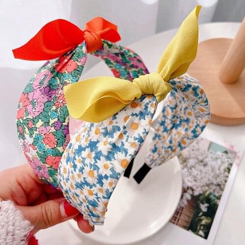 Children Kid Accessories Headband Versatile Bow Baby Girls Cute Casual Floral Sweet Headband Gifts
