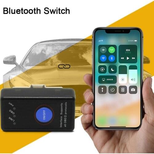 V06H4K-1 Switch ELM327 Bluetooth V1.5 OBD2 Scanner Bluetooth Car Diagnostic Tool For Android/Windows/iOS Auto Accessories