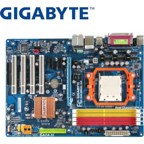 GIGABYTE GA-M52L-S3 Desktop Motherboard For nForce 520LE Socket AM2 For Athlon 64 FX X2 Sempron DDR2 16G Used M52L-S3