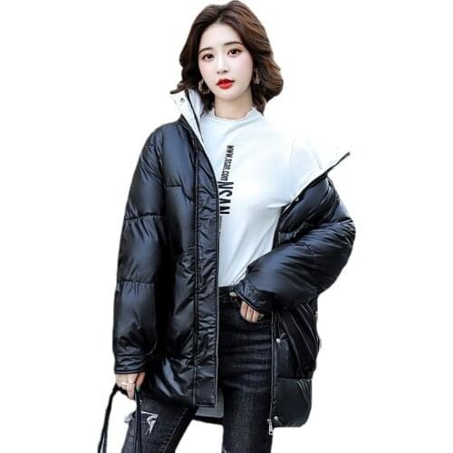 2021 New Womens Winter Jacket Parkas Snow Wear Coat Femlae Casual Jackets Parka Long Coat Female Warm Cotton Padded Outwear