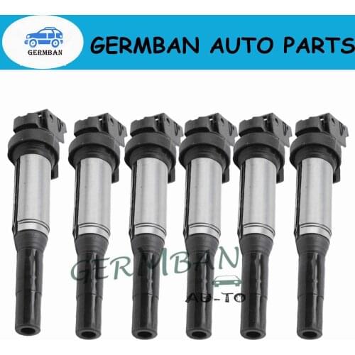 Newly 6PCS/Lot Ignition Coils#12138616153 12137594596 0221504470 12137571643 C1795 C1826 For BMW E81 F22 F23 E46 E90 F33 X3 E83