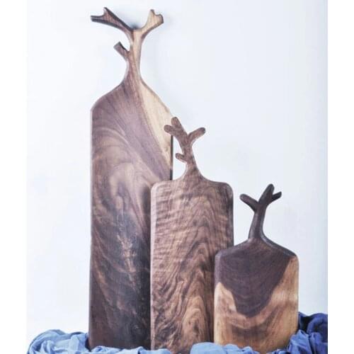 Cutting board Staghorn Black walnut handmade wood chopping block solid Chopping board bread pallet Baking Cooking Tool