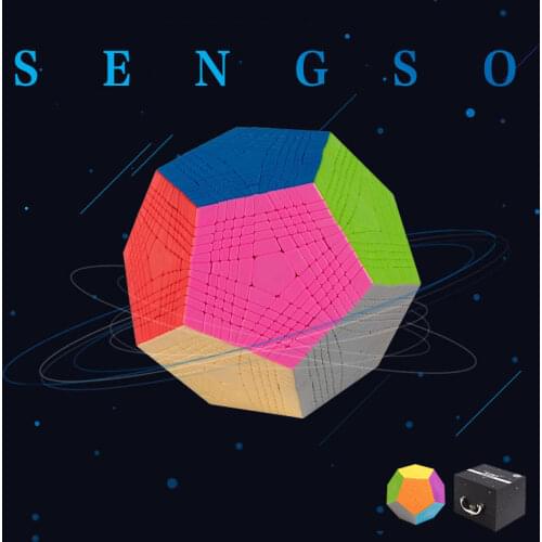 Shengshou 11x11meganminx Magic cube puzzle SengSo 11 high level cubo magio gift twist creative toy game professional collect fun