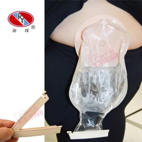 One-piece open ostomy bag ostomy bag anus bag stool bag 10pcs/pack universal with free shipping