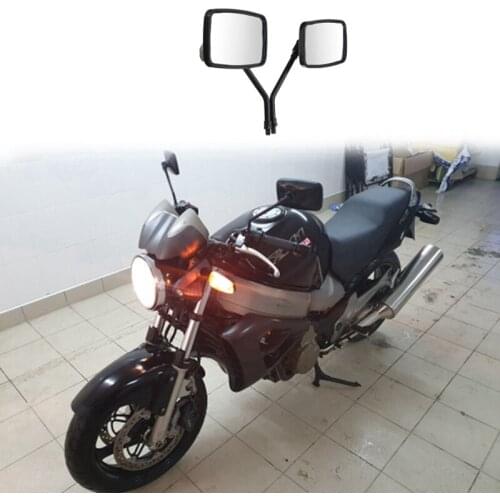 Universal Motorcycle Handlebar Rearview Mirror 10MM Motorcycle Side Mirror for HONDA Suzuki Kawasaki