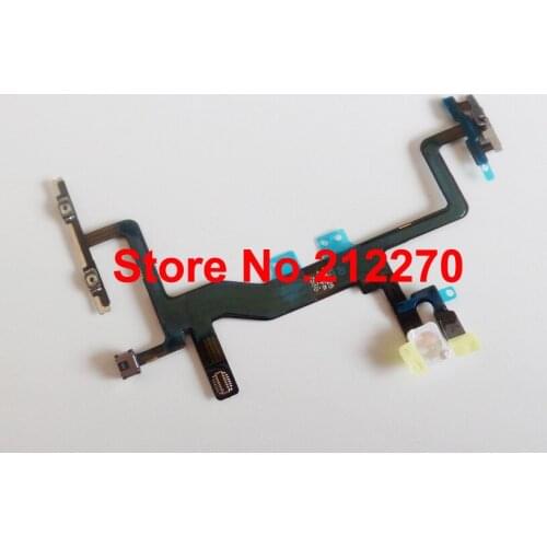 YUYOND Free DHL EMS New Power Volume Button Microphone Flex Cable For iPhone 6S 4.7" Replacement Part Wholesale