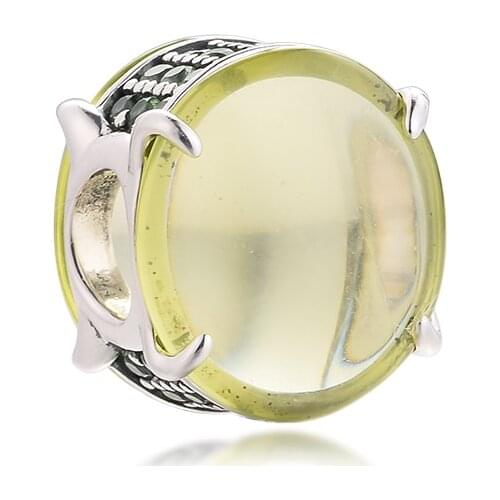 Green Oval Cabochon Charms Fits Pandora Bracelet 925 Sterling Silver Beads DIY Jewelry Making Valentines Day 2021