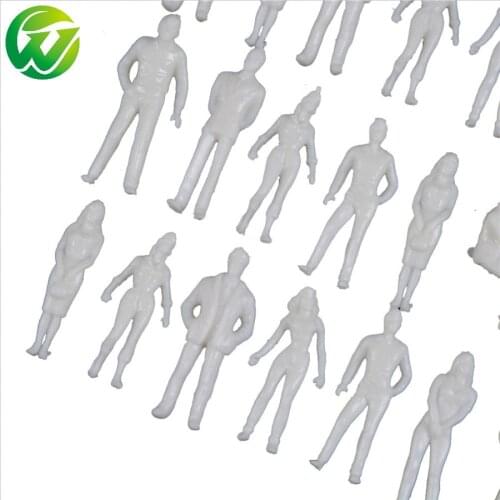 1:25-1:300 Scale 100PCS White Unpainted Architectural Model Figures People Hot Sale