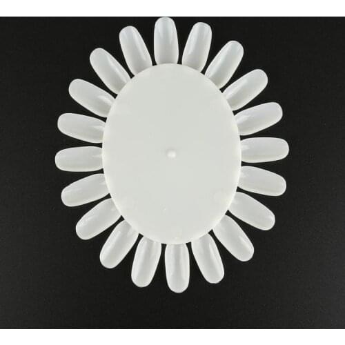 10Pair/Set Fake Nail Round Wheel Polish Acrylic Practice Display Decor Decoration Chart Palette Natural DIY Nail Art Tools