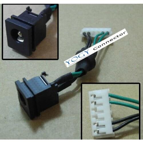 1x New DC Jack with Cable Connector Socket fit for TOSHIBA F40 F45