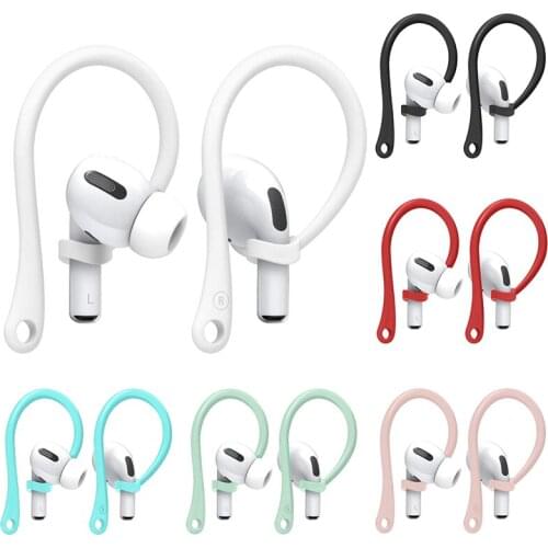 2 pcs. Protective Ear Hooks Secure Fit Hooks For Airpods Wireless Earphone Accessories Silicone Sports Anti-Lost Ear Hook