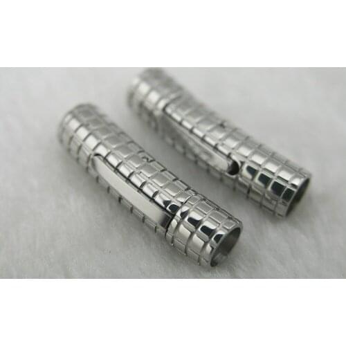 Many Sizes--5PCS Spiral Pattern Shiny 316L Stainless Steel Snap/Bayonet Clasp--CLS118