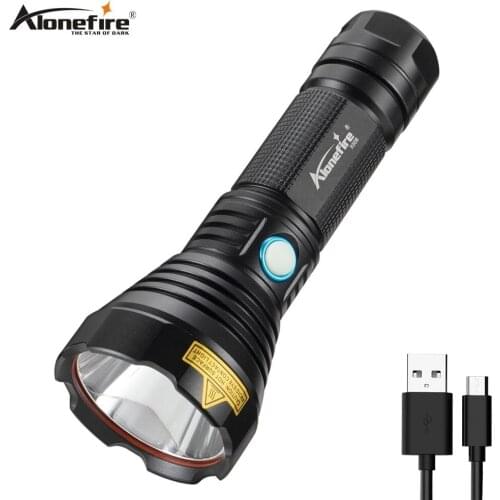 Alonefire X008 Super Powerful LED Flashlight L2 Tactical Torch USB Rechargeable Waterproof Lamp Ultra Bright Lantern Camping