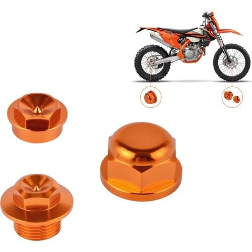 Aluminum Front Rear Wheel Lock Axle Nut For Husqvarna For KTM 125 200 250 300 350 400 450 500 XCW EXC EXCF 2016 - 2021 2019 18