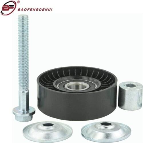 For VW Tiguan PASSAT POLO For Audi A1 A3 For Seat Cordoba 1J0145276B Engine Idler Pulley 2006-2017 1.4L 1.6L-L4 TDI
