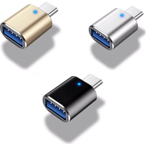 USB-C USB 3.1 Type C Male To USB 3.0 Female Data OTG Converter Adapter Light For Tablet & Hard Disk Drive & Flash Disk Etc