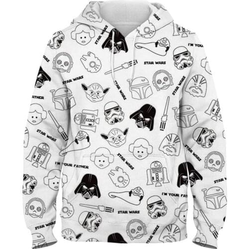 Star Wars Interesting Hoodies Men Women Children Long Sleeve Cool ver Darth Vader 3D Print Sweatshirts Fashion Coat Clothing