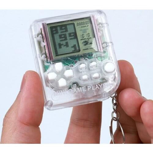 Pocket Mini Classicgame Machine Childrens Handheld Retro Nostalgic Game Console with Keychain Hamster Video Game 26 Games Gift
