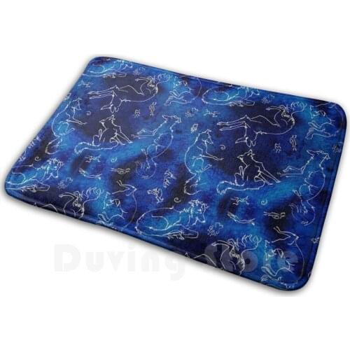 Noodle Doodles - Starry Sky Varient Soft Non-Slip Mat Rug Carpet Cushion Silken Windhound Borzoi Silkens Silken