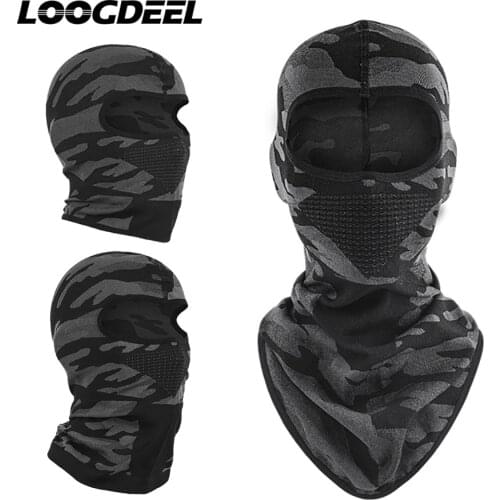 LOOGDEEL Outdoor Mountaineering Quick-drying Headgear Skin-friendly Breathable Balaclava Cycling Hiking Sun Protection Headwear