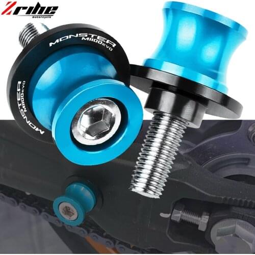 Motorcycle CNC Accessories 8MM Swingarm Arm Spool Sliders Stand Screws For DUCATI MONSTER M1100 M 1100 S/EVO 2009-2020 2019 2018