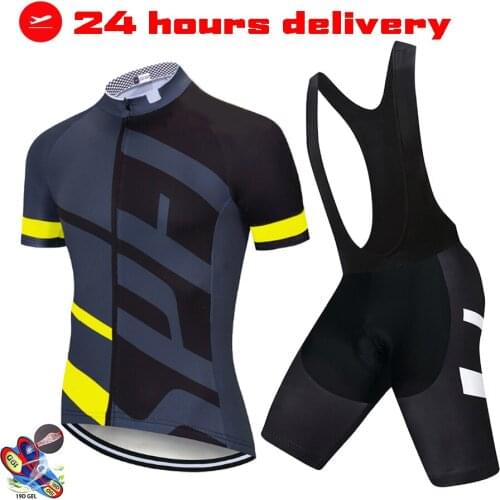 2021 New Men Cycling Suits Cycling shorts Jersey Sets Summer MTB Bicycle Cycling Clothing Mountain Bike Wear Clothes