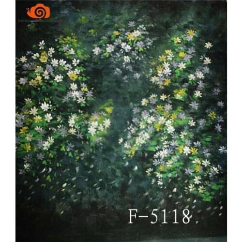 New arrival 10' X 20'/3X 6m flower photography scenic backdrops ,hand painted muslin children photo backdrops F5118