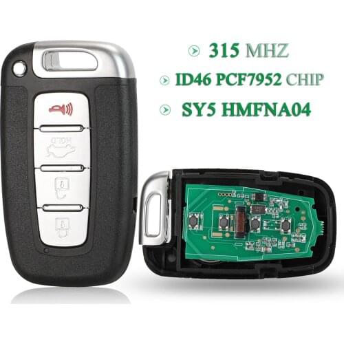 Bilchave 4BT Remote Key 315Mhz For Hyundai Elantra Genesis Veloster Equus Tucson Sonata Azera Kia Forte Soul Rio Borrego Sorento