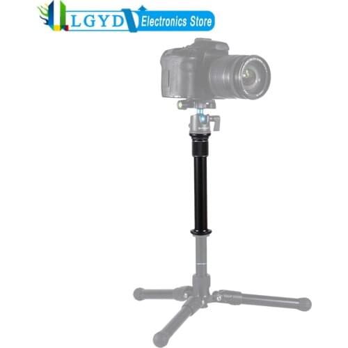 PULUZ Metal Handheld Adjustable Tripod Mount Monopod Extension Rod for DSLR & SLR Cameras Holder Leg